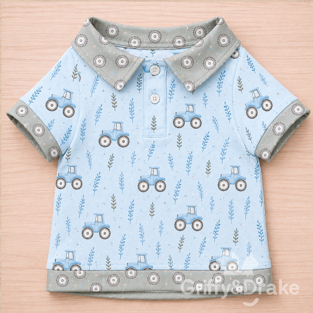 Paws & Plows Collar Shirt
