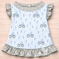Paws & Plows Ruffle Shirt