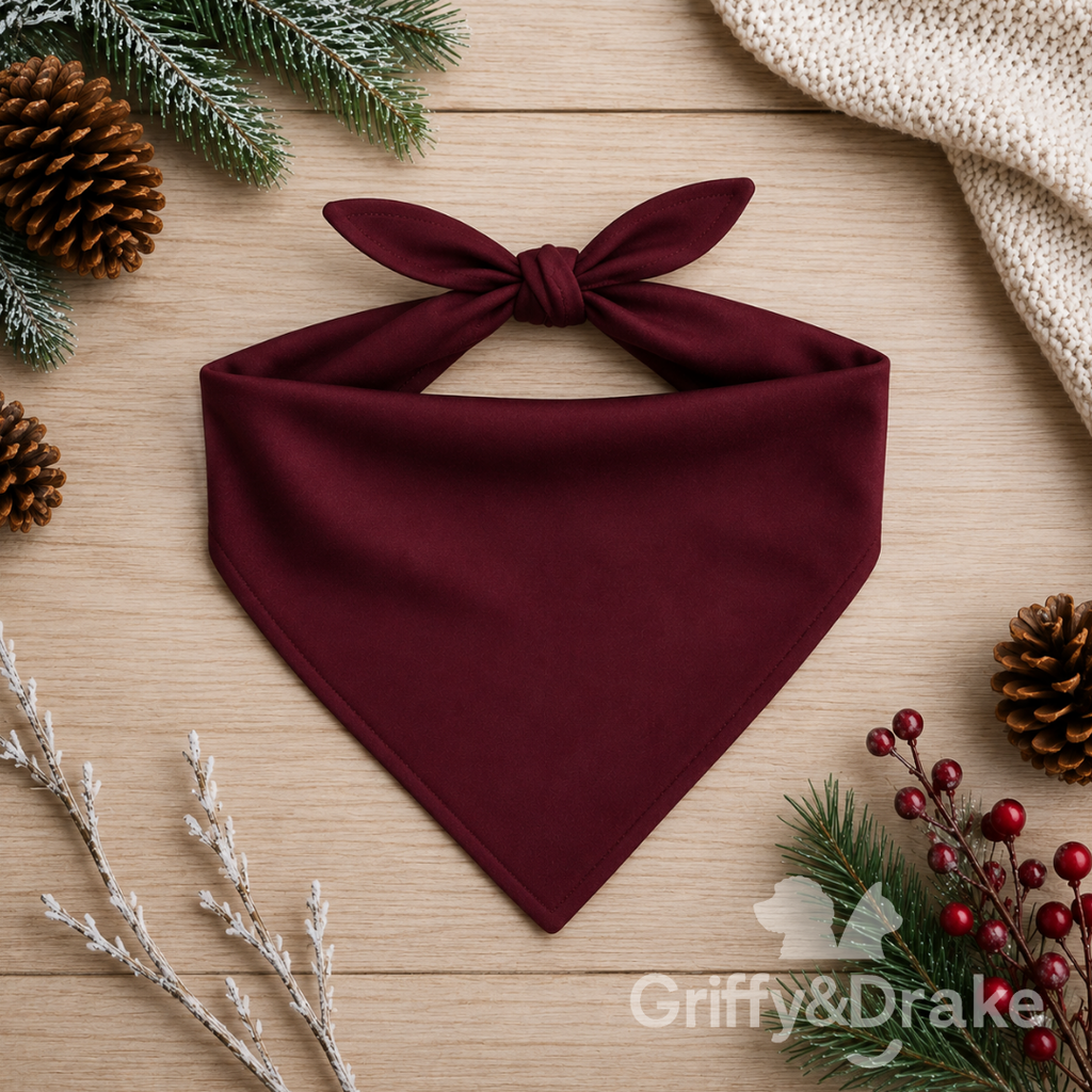 Simple Seasons Bandana - Winter - Merlot